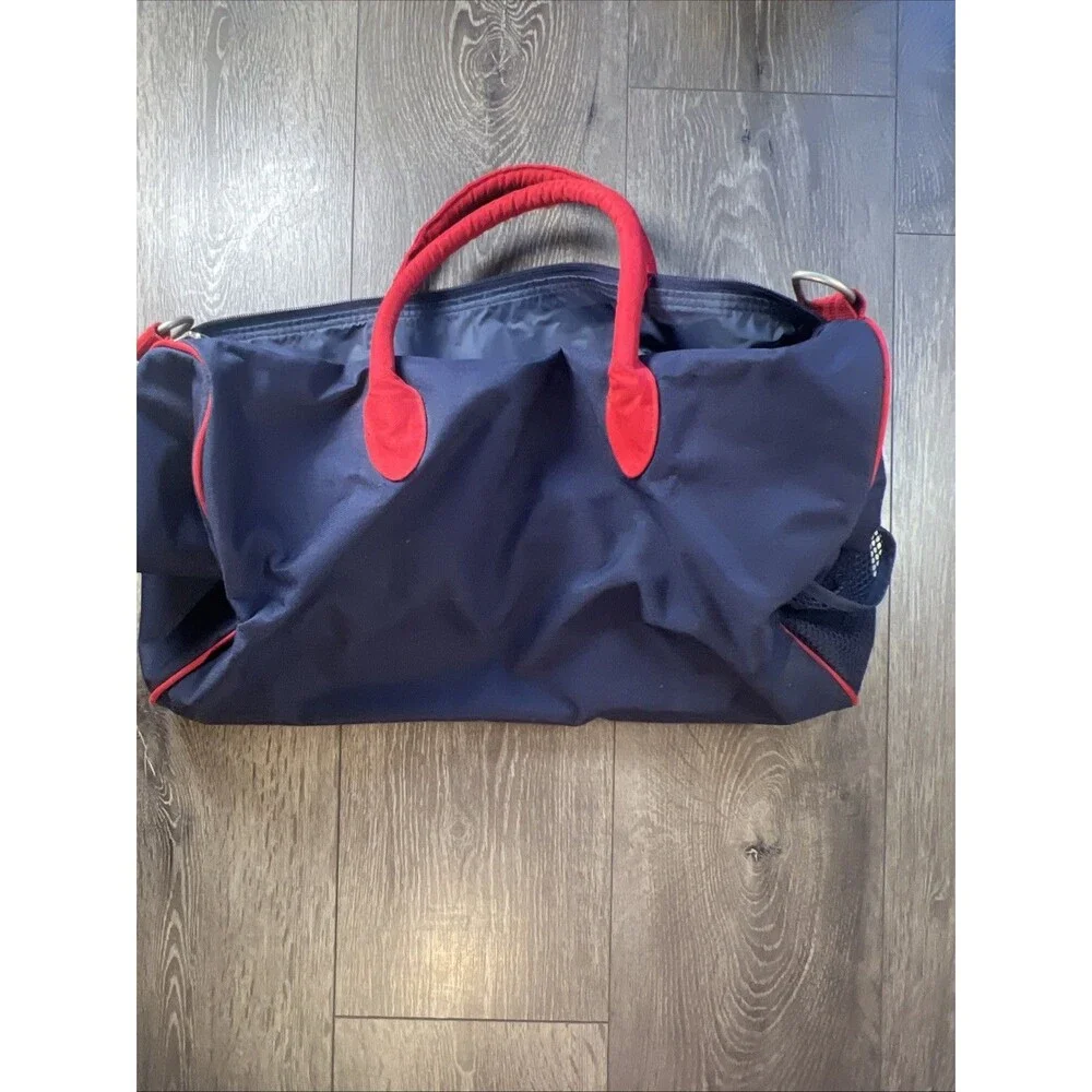 Tommy Hilfiger Tri-Color Cotton Canvas Duffle Bag